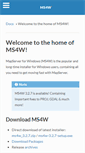 Mobile Screenshot of ms4w.com
